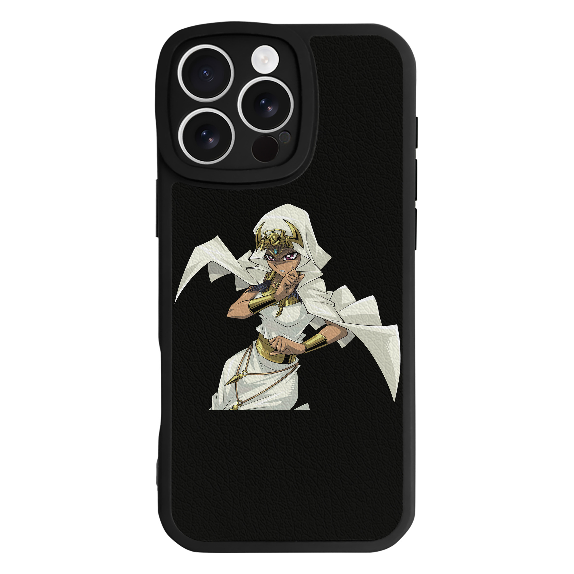 （画像用） 遊☆戯☆王 Yu-Gi-Oh! 【iPhone 16シリーズ対応】シリコンスマホケース（レザー調） 材質：シリコン